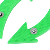 Maxbell 2Pcs Bike Wheel Reflectors Bike Spoke Reflectors for Mountain Bike Road Bike Green