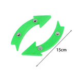 Maxbell 2Pcs Bike Wheel Reflectors Bike Spoke Reflectors for Mountain Bike Road Bike Green