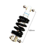 Maxbell Bike Rear Shock Absorber Metal Rear Shock for Folding Bike Black 100mm