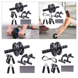 Maxbell Abs Roller Wheel Hand Gripper 2 Push up Bars for Beginners and Advanced Users 6PCS