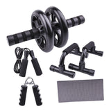 Maxbell Abs Roller Wheel Hand Gripper 2 Push up Bars for Beginners and Advanced Users 6PCS