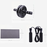 Maxbell Abs Roller Wheel Hand Gripper 2 Push up Bars for Beginners and Advanced Users 7PCS