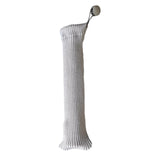 Maxbell Badminton Racket Handle Cover Decorative Non Slip Knitting Racket Grip Cover Gray