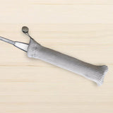 Maxbell Badminton Racket Handle Cover Decorative Non Slip Knitting Racket Grip Cover Gray