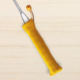 Maxbell Badminton Racket Handle Cover Decorative Non Slip Knitting Racket Grip Cover Yellow