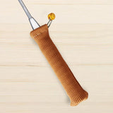 Maxbell Badminton Racket Handle Cover Decorative Non Slip Knitting Racket Grip Cover Coffee