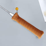 Maxbell Badminton Racket Handle Cover Decorative Non Slip Knitting Racket Grip Cover Coffee