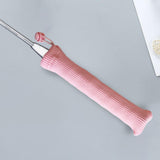 Maxbell Badminton Racket Handle Cover Decorative Non Slip Knitting Racket Grip Cover Pink