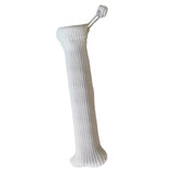 Maxbell Badminton Racket Handle Cover Decorative Non Slip Knitting Racket Grip Cover White