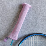 Maxbell Badminton Racket Handle Cover Decorative Non Slip Knitting Racket Grip Cover Purple