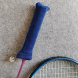 Maxbell Badminton Racket Handle Cover Decorative Non Slip Knitting Racket Grip Cover Navy