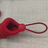 Maxbell Badminton Racket Handle Cover Decorative Non Slip Knitting Racket Grip Cover Red