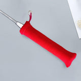 Maxbell Badminton Racket Handle Cover Decorative Non Slip Knitting Racket Grip Cover Red