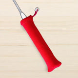 Maxbell Badminton Racket Handle Cover Decorative Non Slip Knitting Racket Grip Cover Red