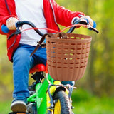 Maxbell Kids Bike Basket Replaces Portable Tricycle Basket for School Biking Outdoor brown