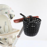 Maxbell Kids Bike Basket Replaces Portable Tricycle Basket for School Biking Outdoor gray