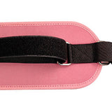 Maxbell Hip Belt Portable Easy to Use Dumbbell Belt for Lunges Squats Workout Pink Red