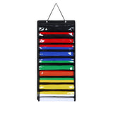 Maxbell Karate Belt Display Martial Arts Belts Organizer Belt Holder for Judo Boxing 35cmx72cm Wood Stick