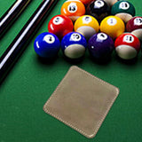 Maxbell Billiard Cue Towel PU Lightweight Portable Billiards Sports Club Accessories Green
