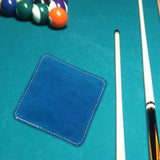 Maxbell Billiard Cue Towel PU Lightweight Portable Billiards Sports Club Accessories Blue