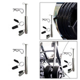 Maxbell Weight Stack Pin Steel Add Weight to Gym Equipment for Trainer Weight Plates 8mm