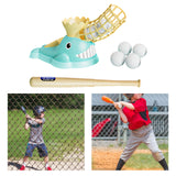 Maxbell Kids Baseball Pitching Machine Baseball Launcher Durable Baseball Trainer