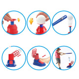 Maxbell Kids Baseball Pitching Machine Baseball Launcher Durable Baseball Trainer