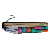 Maxbell Croquet Set for 4 Players for Outdoor Sport Games Backyard Family Gatherings