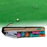 Maxbell Croquet Set for 4 Players for Outdoor Sport Games Backyard Family Gatherings