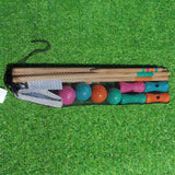 Maxbell Croquet Set for 4 Players for Outdoor Sport Games Backyard Family Gatherings