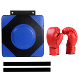 Maxbell Boxing Wall Target Square Sparring Pad Boxing Pad for Sports Workout Fitness Kid Gloves L Blue