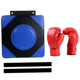 Maxbell Boxing Wall Target Square Sparring Pad Boxing Pad for Sports Workout Fitness Kid Gloves L Blue