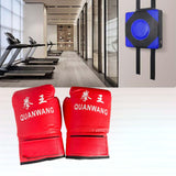 Maxbell Boxing Wall Target Square Sparring Pad Boxing Pad for Sports Workout Fitness Adult Gloves L Blue