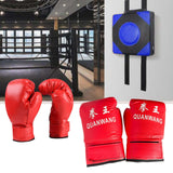 Maxbell Boxing Wall Target Square Sparring Pad Boxing Pad for Sports Workout Fitness 2Pair Gloves L Blue