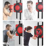 Maxbell Boxing Wall Target Square Sparring Pad Boxing Pad for Sports Workout Fitness Kid Gloves L Red