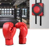 Maxbell Boxing Wall Target Square Sparring Pad Boxing Pad for Sports Workout Fitness Kid Gloves L Red