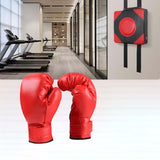 Maxbell Boxing Wall Target Square Sparring Pad Boxing Pad for Sports Workout Fitness Kid Gloves L Red