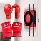 Maxbell Boxing Wall Target Square Sparring Pad Boxing Pad for Sports Workout Fitness 2Pair Gloves L Red