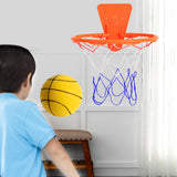 Maxbell Silent Basketball with Hoop Easy to Grip Lightweight Silent Kids Sports Ball
