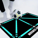 Maxbell Football Footstep Training Mat Anti Skid Carpet Supplies Soccer Training Mat