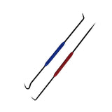 Maxbell 2x Car Oil Seal Hook Multi Use Seal Remover Tool for Vehicle Trucks Workshop Red Blue Black