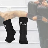 Maxbell Muay Thai Ankle Support Wraps Muay Thai Foot Braces for Training Boxing Mma