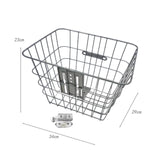 Maxbell Bike Basket Mountain Bicycle Frame Basket for Travel Kids Bike Women Men