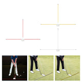 Maxbell Golf Alignment Sticks Golf Alignment Rods for Aiming Golf Training Equipment Red