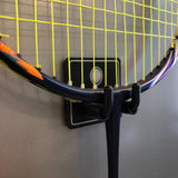 Maxbell 2 Pieces Badminton Racket Hook Metal Wall Mounted Racket Rack Hanging Hook