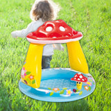 Maxbell Inflatable Pool for Kids Infants Toddlers Round Pool for Lawn Outside Summer