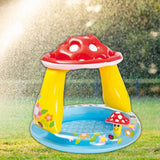Maxbell Inflatable Pool for Kids Infants Toddlers Round Pool for Lawn Outside Summer