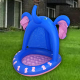 Maxbell Inflatable Pool for Kids Elephant Kiddie Pool for Summer Fun Backyard Garden