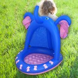 Maxbell Inflatable Pool for Kids Elephant Kiddie Pool for Summer Fun Backyard Garden