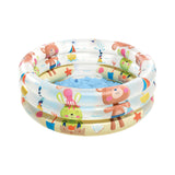 Maxbell Inflatable Pool for Kids Round Child Paddling Pool for Beach Outdoor Yard